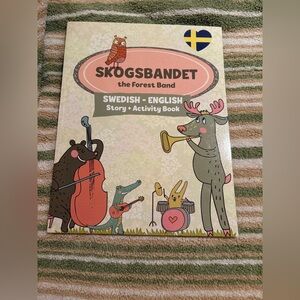 Skogsbandet The Forest Band Swedish English Kids Story Activity Book
